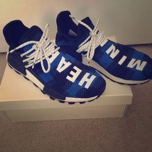 adidas nmd hu pharrell x bbc blue plaid